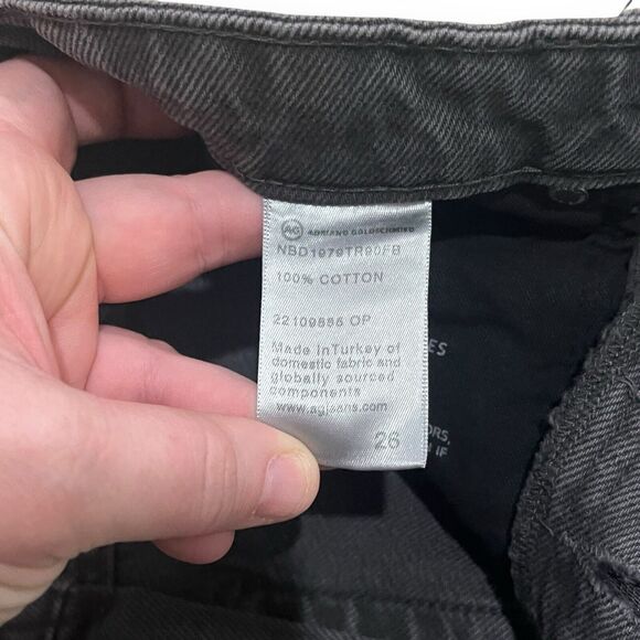 NWT AG Jeans Alexxis Vintage High-Rise Straight in 90s Faded Black Size 26 $225 - Picture 8 of 13